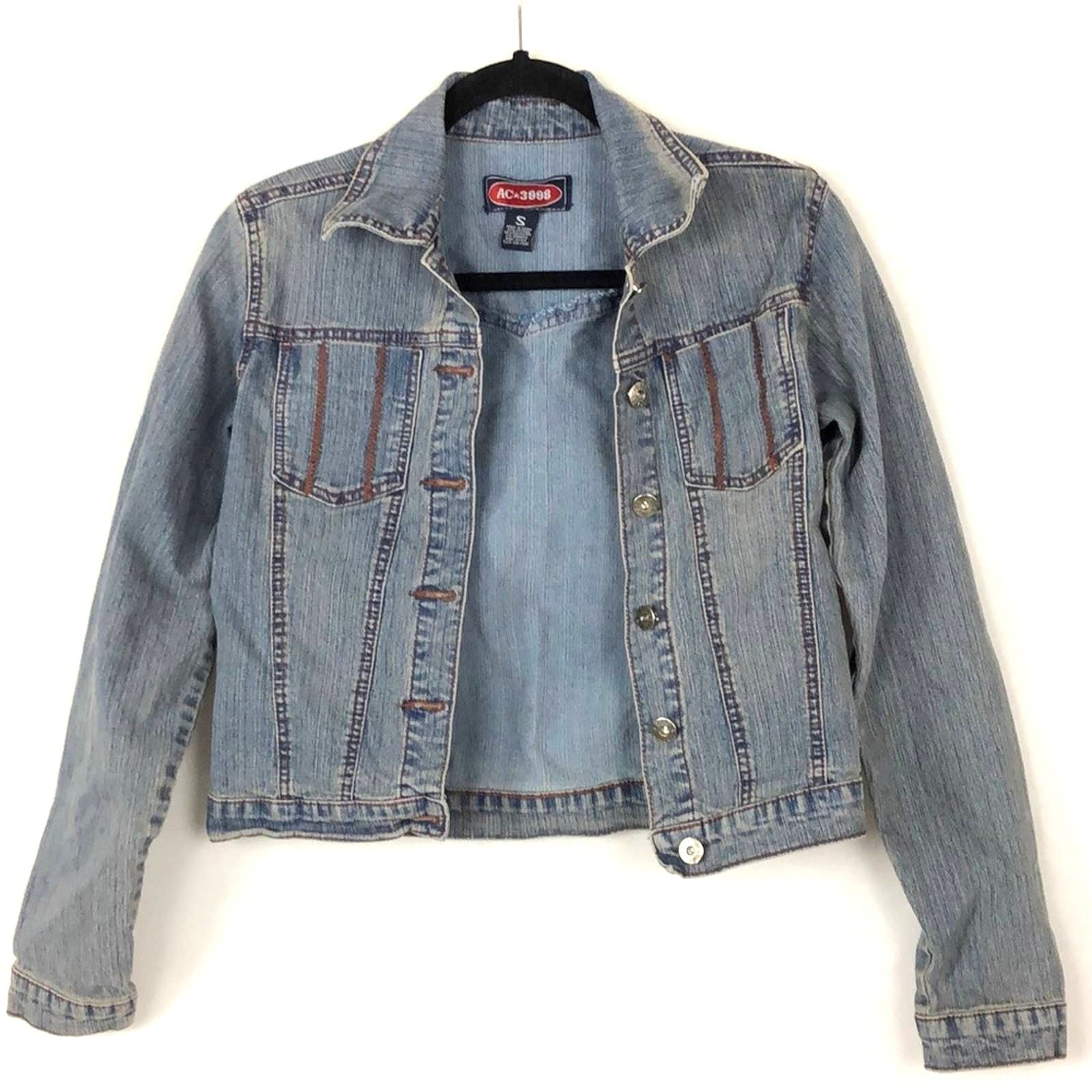 Ac 3998 Jean Jackets Medium Wash Size S